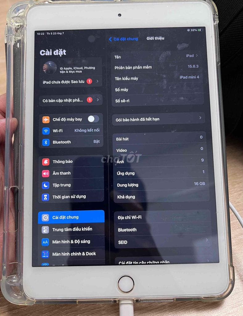 Apple iPad Mini 4 Vàng 16GB Đã sử dụng. Mua bán Máy tính bảng tại Quận Gò Vấp Tp Hồ Chí Minh được đăng bởi Hào Nguyễn hình 1