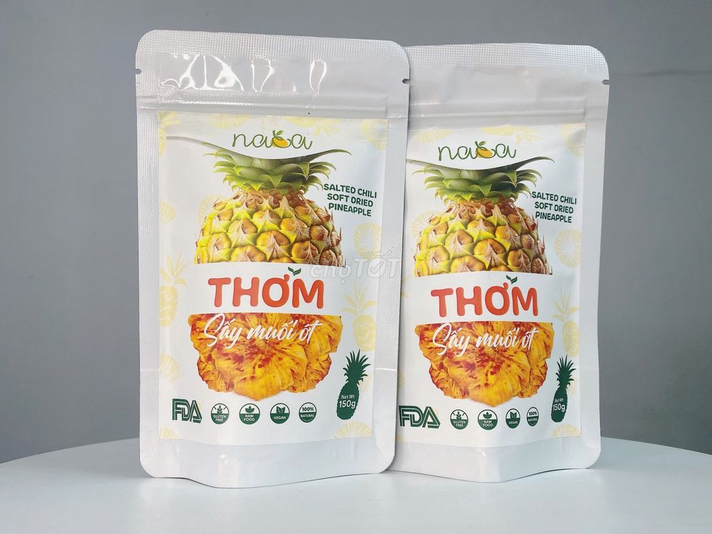 Thơm sấy muối ớt 50g, 150g, 400g