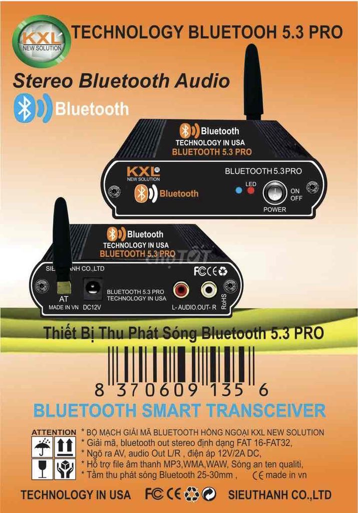 Bluetooth 5.3pro có Angten