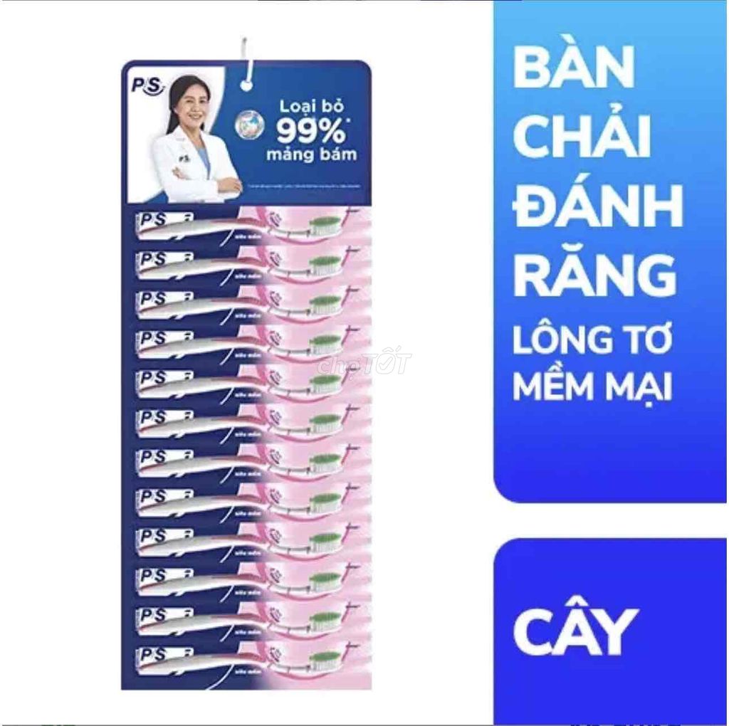 Bàn chải đánh răng PS Lông tơ mềm mại. Mua bán Thiết bị vệ sinh, nhà tắm tại Huyện Hóc Môn Tp Hồ Chí Minh được đăng bởi Npp Unilever hocmon củchi q12 hình 1