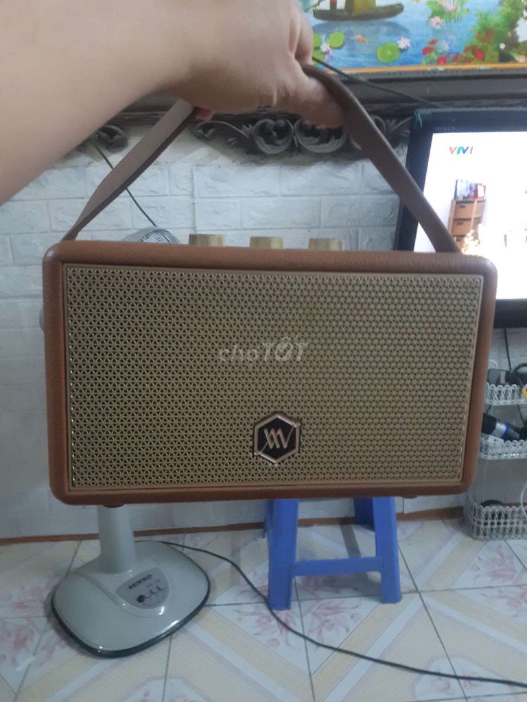Loa Bluetooth W-King Nâu. Mua bán Tivi, Âm thanh tại Quận Ba Đình Hà Nội được đăng bởi cao duc tien hình 1