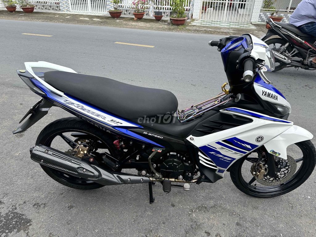 Yamaha Exciter 135 2014 Trắng Xanh. Mua bán Xe máy tại Huyện Thới Lai Cần Thơ được đăng bởi Trường nguyễn hình 3