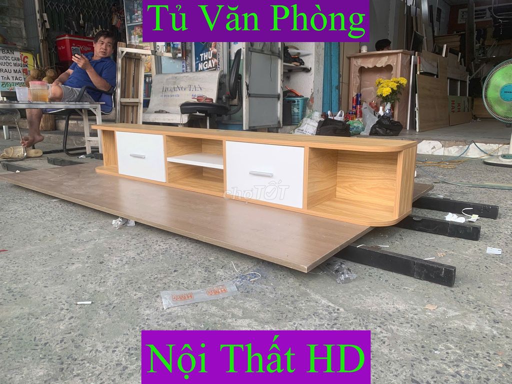 KỆ TIVI 1M8_ KỆ TIVI TREO TƯỜNG_KỆ TIVI THANH LÝ_2. Mua bán Tủ, kệ gia đình tại Quận 11 Tp Hồ Chí Minh được đăng bởi NỘI THẤT AV hình 1
