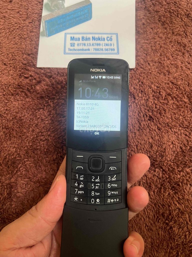 8110 chuối 4G 2 sim có Wifi phát Wifi zin đẹp. Mua bán Điện thoại tại Quận 10 Tp Hồ Chí Minh được đăng bởi Mua Bán Nokia Cổ hình 1