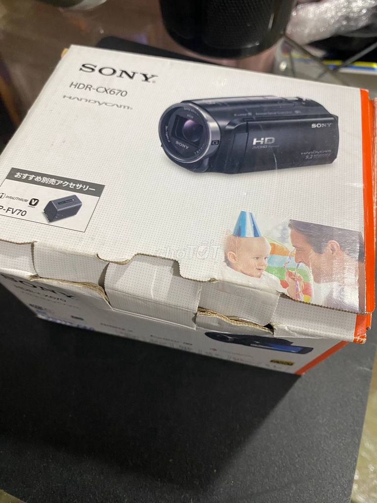 Máy quay phim Sony HDR-CX670 Đen 99% full box. Mua bán Máy ảnh, Máy quay tại Huyện Trà Ôn Vĩnh Long được đăng bởi maximura hình 1