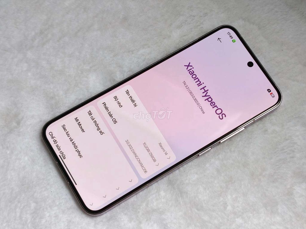 Xiaomi 14 12/256GB QT zin đẹp. Mua bán Điện thoại tại Quận Bình Tân Tp Hồ Chí Minh được đăng bởi Hiếu hình 1