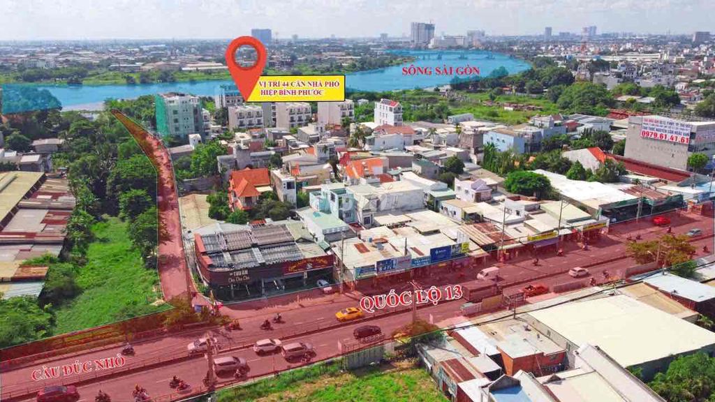 Đất Thổ Cư Ven Sông Sài Gòn cạnh Khu Đô Thị Vạn Phúc city Đường 12m