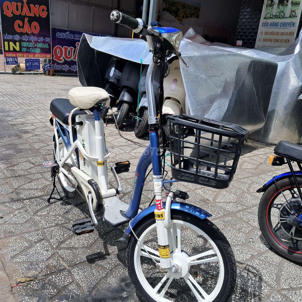 XE ĐẠP ĐIỆN HKBIKE CHẠY PIN 36V. Mua bán Xe điện tại Quận Cái Răng Cần Thơ được đăng bởi Xe điện Minh Nhiên  hình 2
