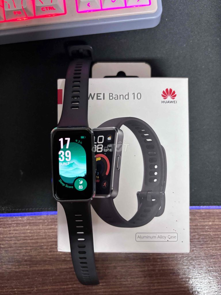 Huawei Band 10 Đen. Mua bán Thiết bị đeo thông minh tại Quận Tân Bình Tp Hồ Chí Minh được đăng bởi Việt Dũng hình 1