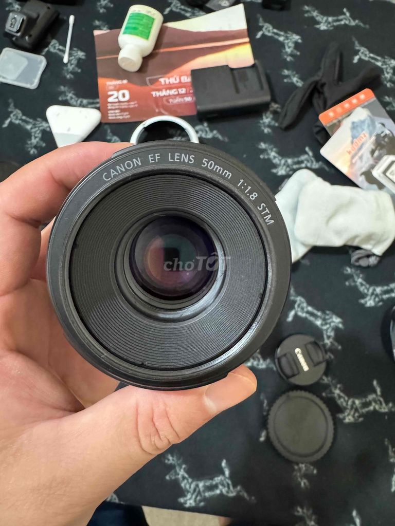 Ống kính Canon EF 50mm f/1.8 STM Đen. Mua bán Máy ảnh, Máy quay tại Huyện Nghĩa Hưng Nam Định được đăng bởi Bảo Châu hình 1