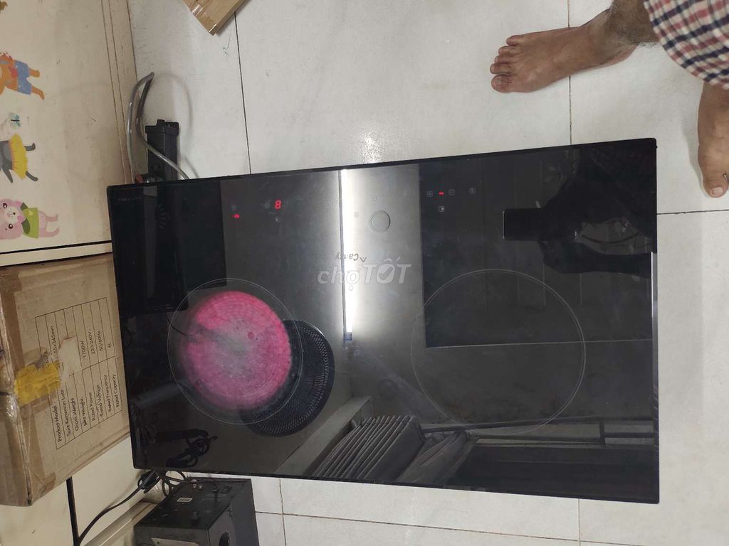 Bếp từ đôi Canzy CZ-3002GS Đen. Mua bán Bếp, lò, đồ điện nhà bếp tại Quận Bình Tân Tp Hồ Chí Minh được đăng bởi Điên tư Phuc An  hình 1