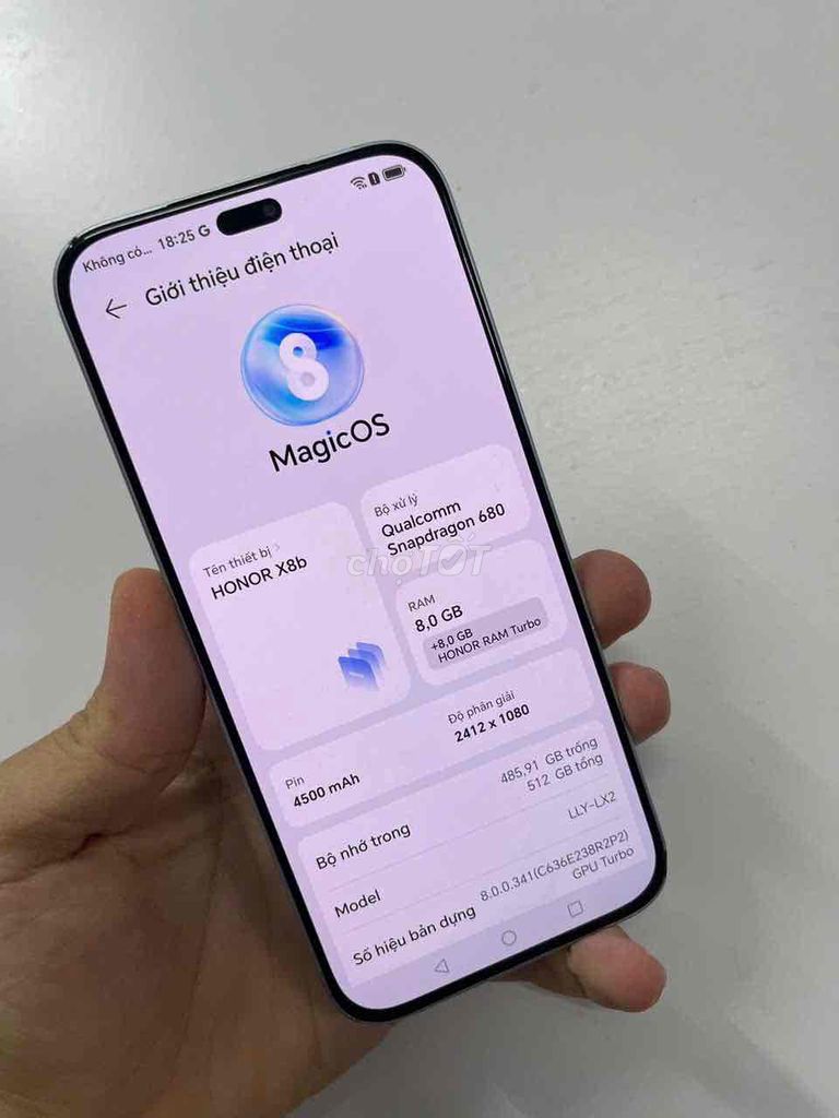 Honor X8b 512GB Việt Nam 2sim Nguyên zin Ko bớt. Mua bán Điện thoại tại Quận 8 Tp Hồ Chí Minh được đăng bởi điện thoại giá rẻ  hình 1