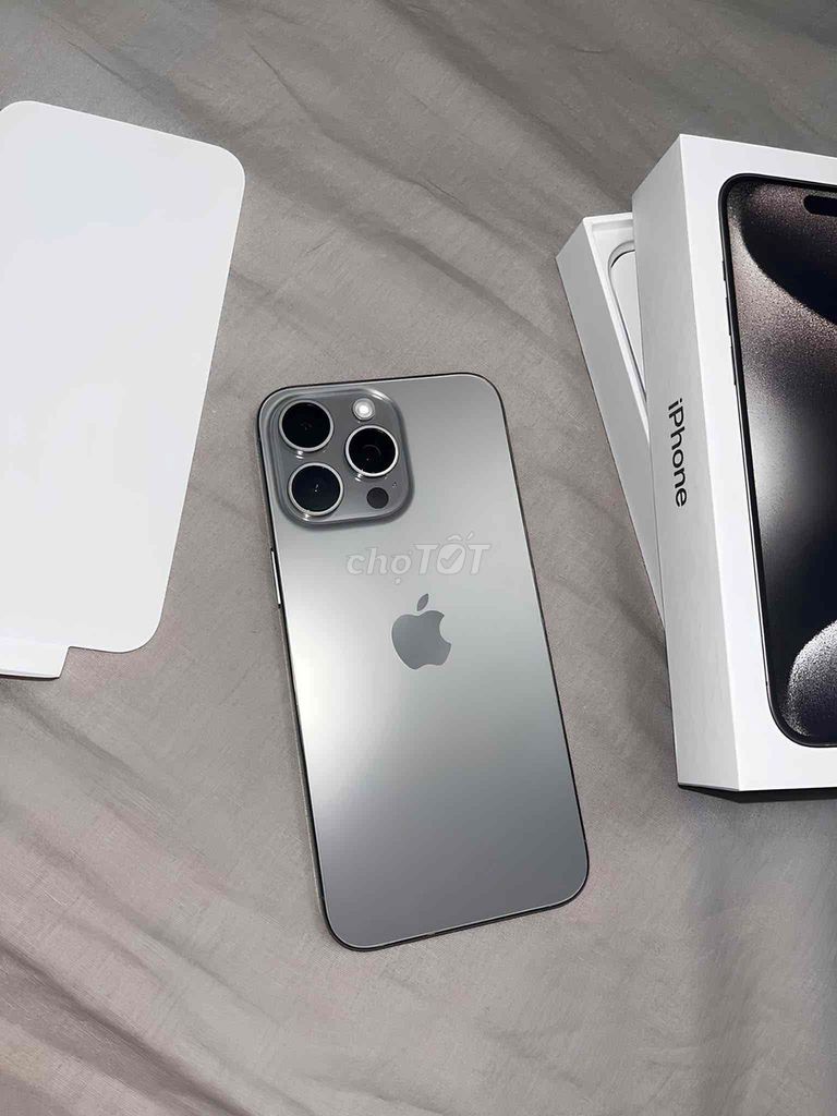 iPhone 15 Pro Max 512G FULLBOX APPLE 12/2025. Mua bán Điện thoại tại Quận 10 Tp Hồ Chí Minh được đăng bởi iStockHCM hình 1