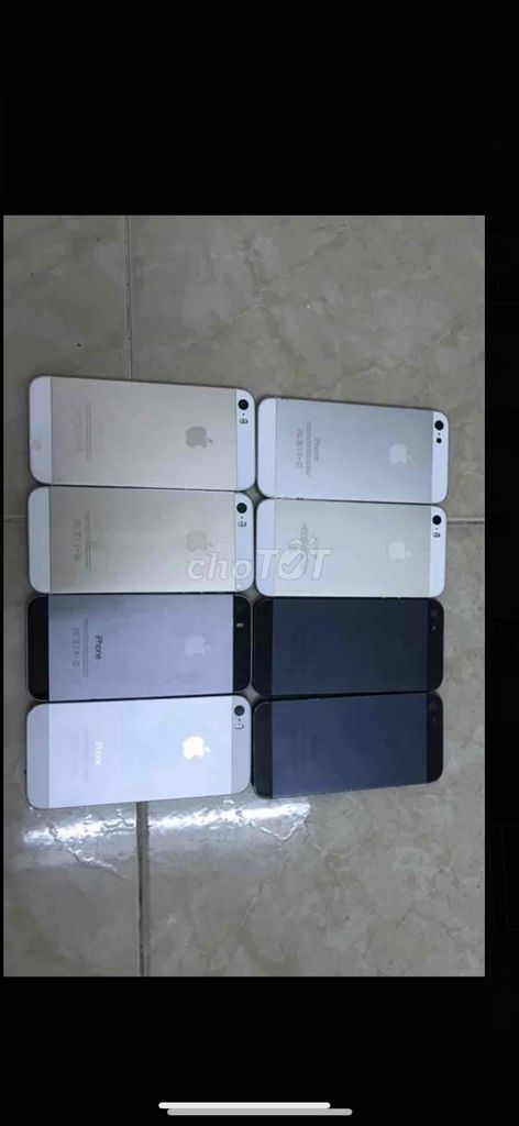 Vỏ Apple iphone 5 5s 5c đẹp đủ dây zin máy ạ