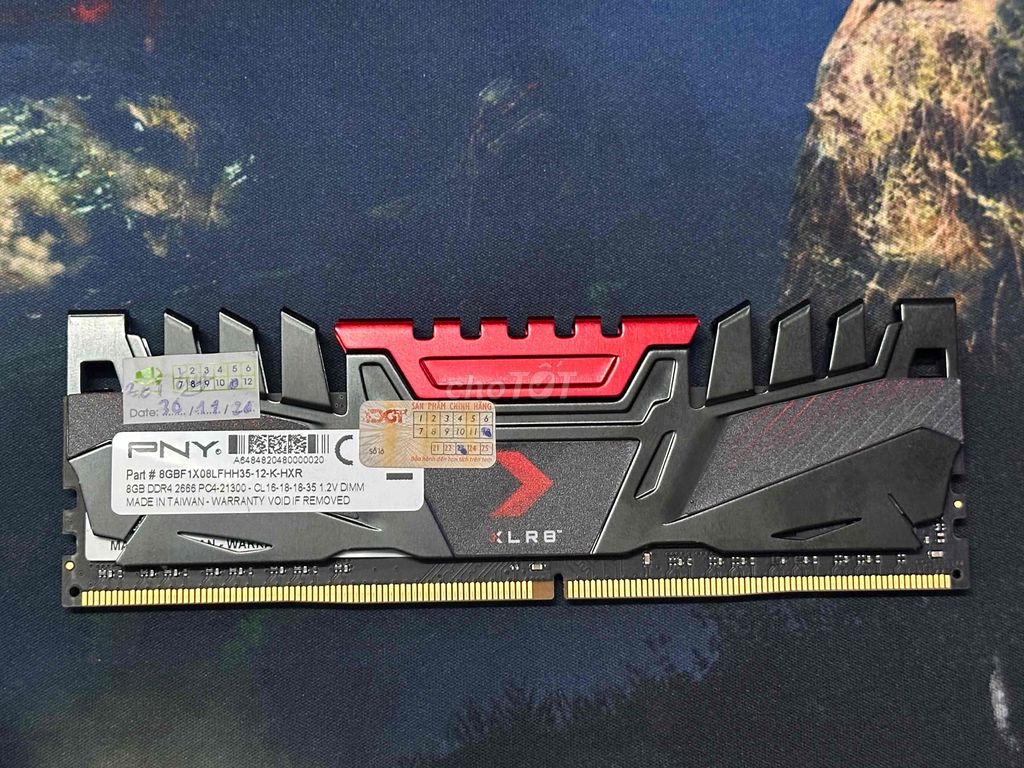 RAM PNY 8GB DDR4. Mua bán Linh kiện (RAM, Card...) tại Quận 11 Tp Hồ Chí Minh được đăng bởi Binh Vu hình 1