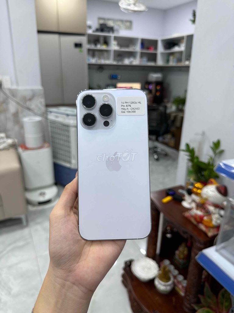 iPhone 14 Pro Max 128GB Trắng | Màn OLED. Mua bán Điện thoại tại Huyện Hóc Môn Tp Hồ Chí Minh được đăng bởi Luân Hoài hình 1