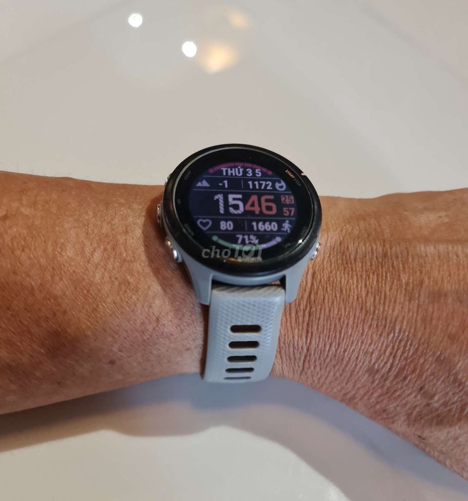 Garmin Forerunner 255S Xám Đã sử dụng. Mua bán Thiết bị đeo thông minh tại Thành phố Biên Hòa Đồng Nai được đăng bởi Trinh Nguyen hình 1