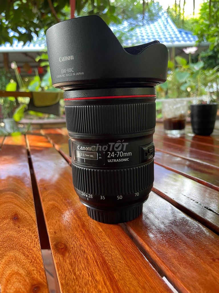 Ống kính Canon EF 24-70 f2.8 LII Đen. Mua bán Máy ảnh, Máy quay tại Huyện Cái Bè Tiền Giang được đăng bởi Duy Khanh hình 1