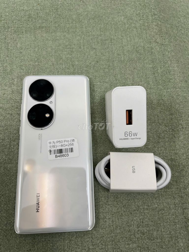 Huawei P50 Pro 8/256 đủ sạc ốp TRẢ GÓP - COD