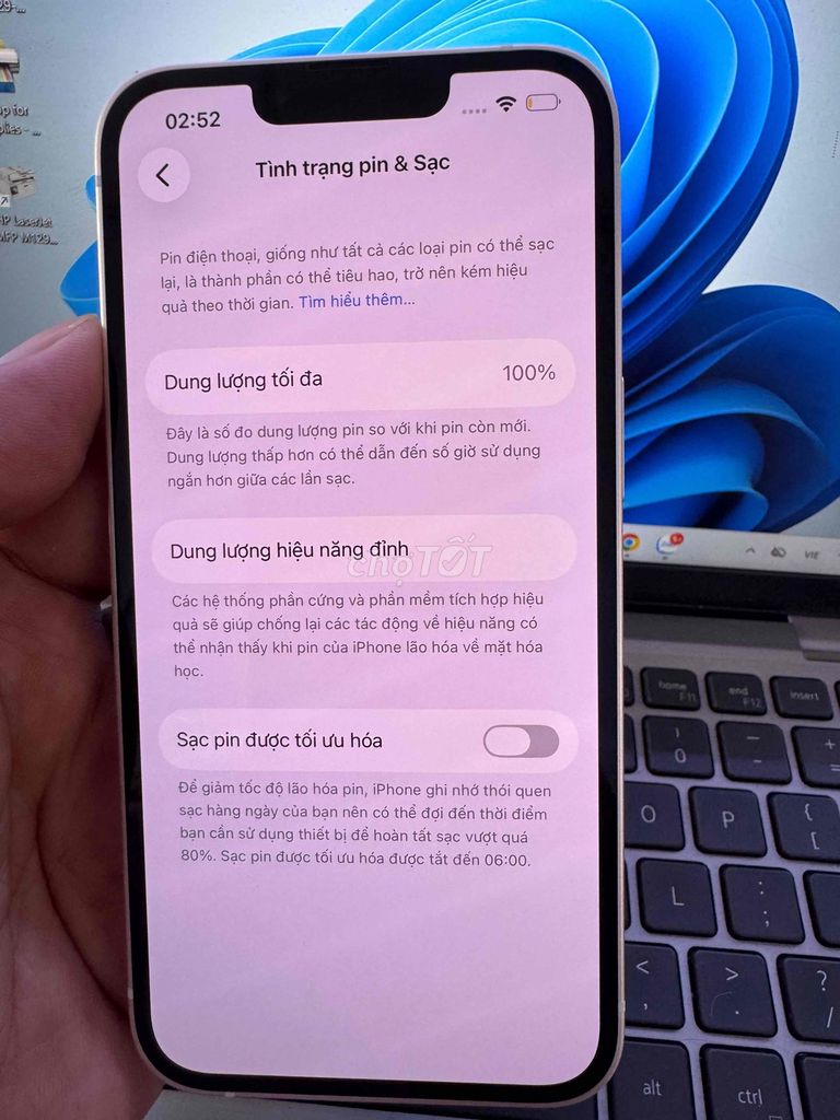 Apple iPhone 13 128GB Trắng 99% new. Mua bán Điện thoại tại Quận 6 Tp Hồ Chí Minh được đăng bởi QUỐC THIÊN BÁN GÓP 0 ĐỒNG  hình 1