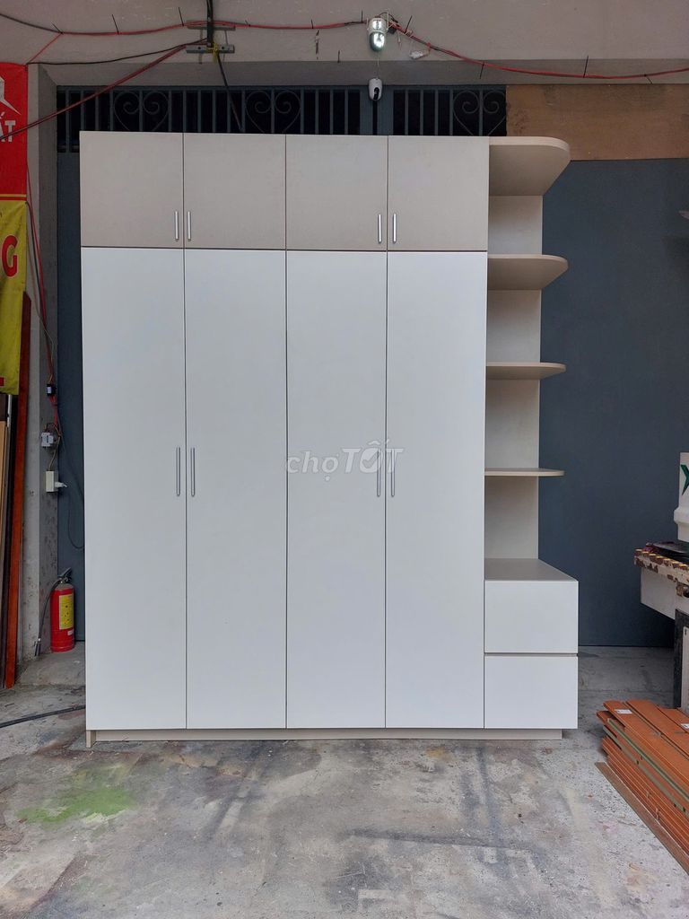 Tủ quần áo gỗ công nghiệp 2m1x2m6. Mua bán Tủ, kệ gia đình tại Quận Bình Tân Tp Hồ Chí Minh được đăng bởi HÀNG THANH LÝ NỘI THẤT 268 hình 1
