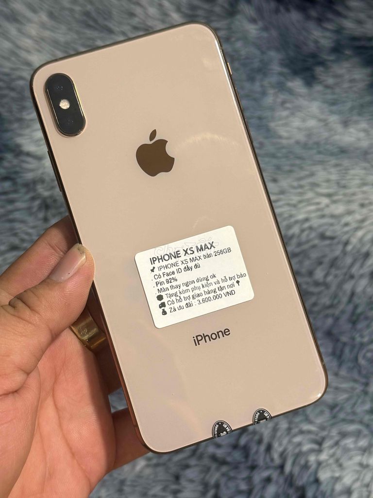 iPhone XS Max 256GB đầy đủ Face ID. Mua bán Điện thoại tại Huyện Trảng Bom Đồng Nai được đăng bởi Hồ Trung Hiếu hình 1
