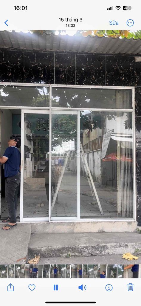Cửa kính lùa Kính cường lực 4mx2.2m. Mua bán Nội thất, đồ gia dụng khác tại Quận 8 Tp Hồ Chí Minh được đăng bởi ngothanhdieungo hình 1