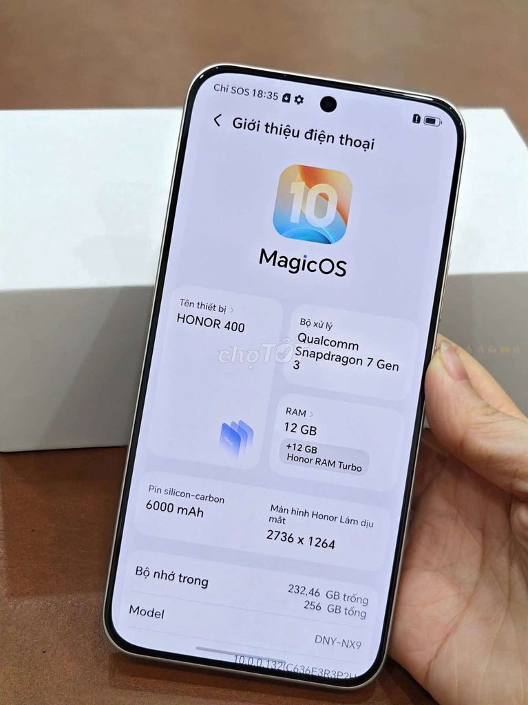 Honor 400 5G Chính Hãng Bán Hoặc Gl. Mua bán Điện thoại tại Huyện Thường Tín Hà Nội được đăng bởi Nguyễn Văn Thắng hình 1