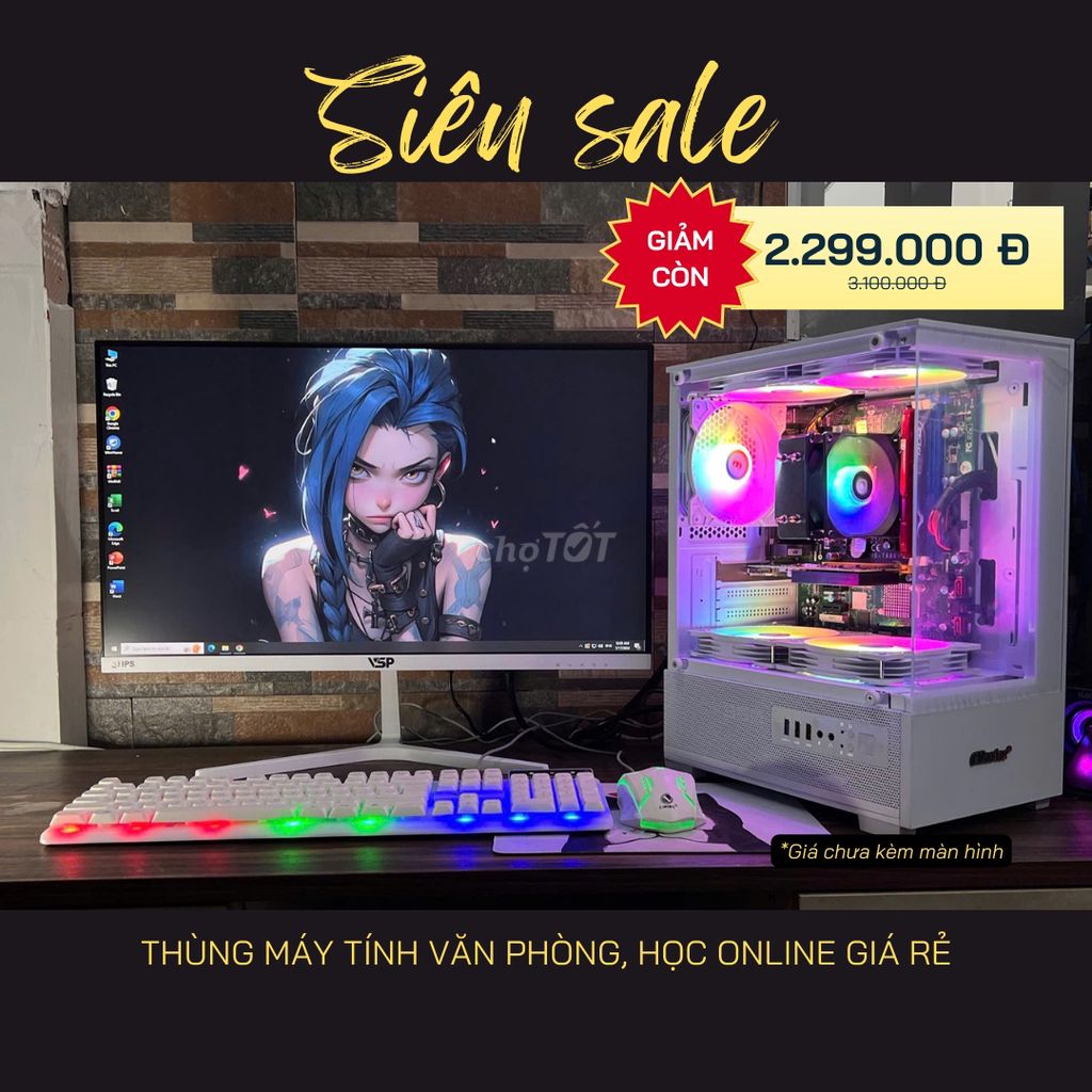 [Sale] Xả Kho Thanh Lý Máy Tính LED Giá Rẻ - HCM 🔥