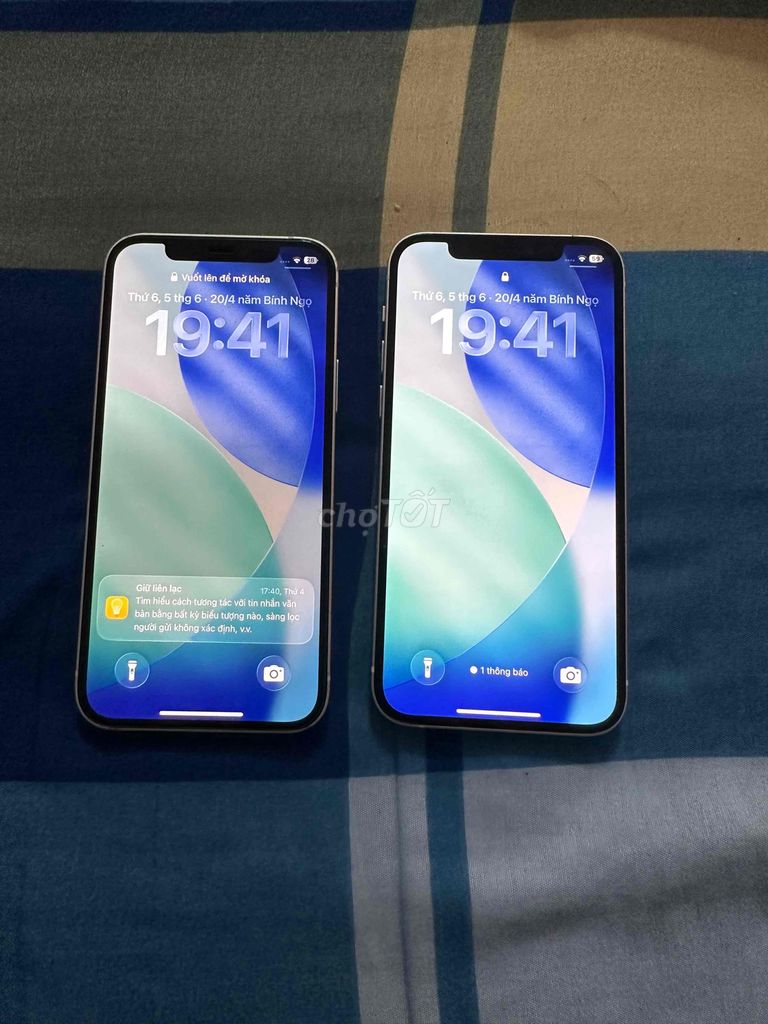 Apple iPhone 12 64GB Trắng Nguyên zin. Mua bán Điện thoại tại Huyện Thới Lai Cần Thơ được đăng bởi Đức Vina hình 1