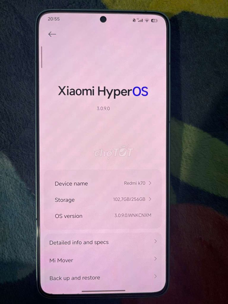 Xiaomi Redmi K70 16GB/256GB xanh. Mua bán Điện thoại tại Huyện Việt Yên Bắc Giang được đăng bởi Lại Vàng A hình 1
