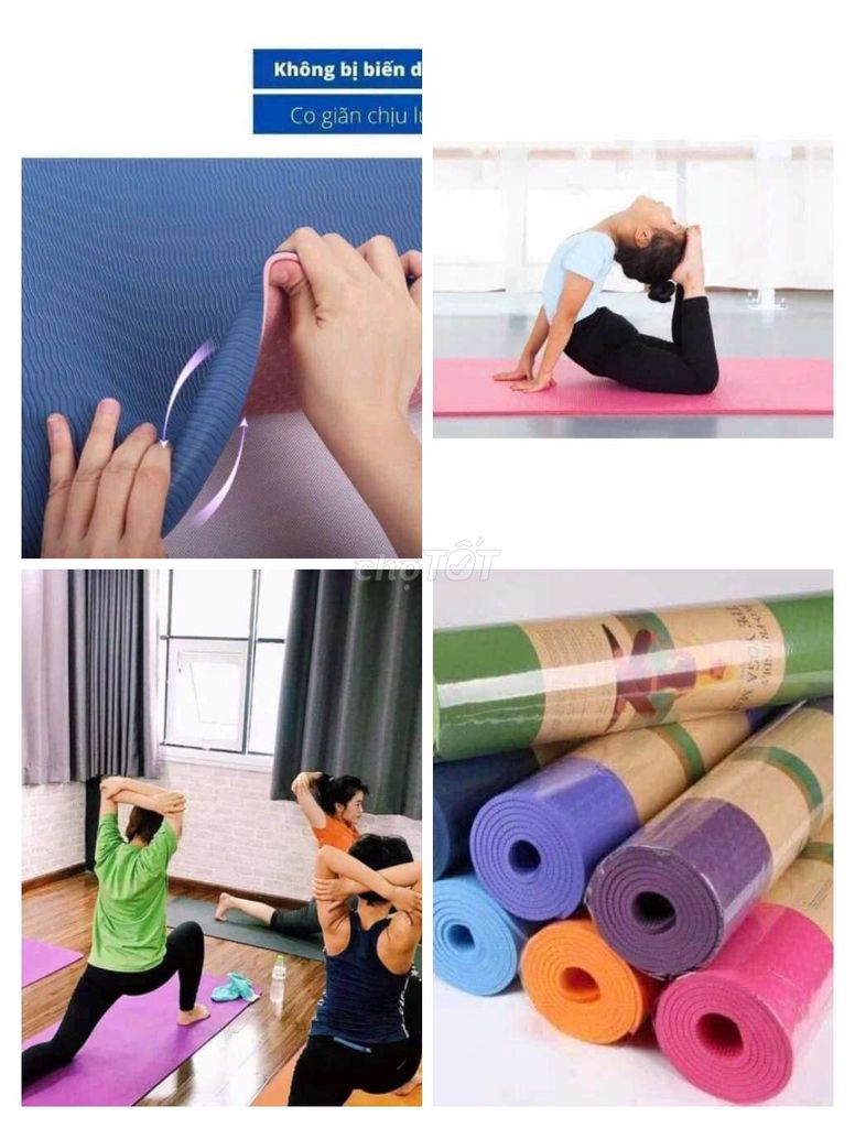 Thảm tập yoga màu ngẫu nhiên 149k