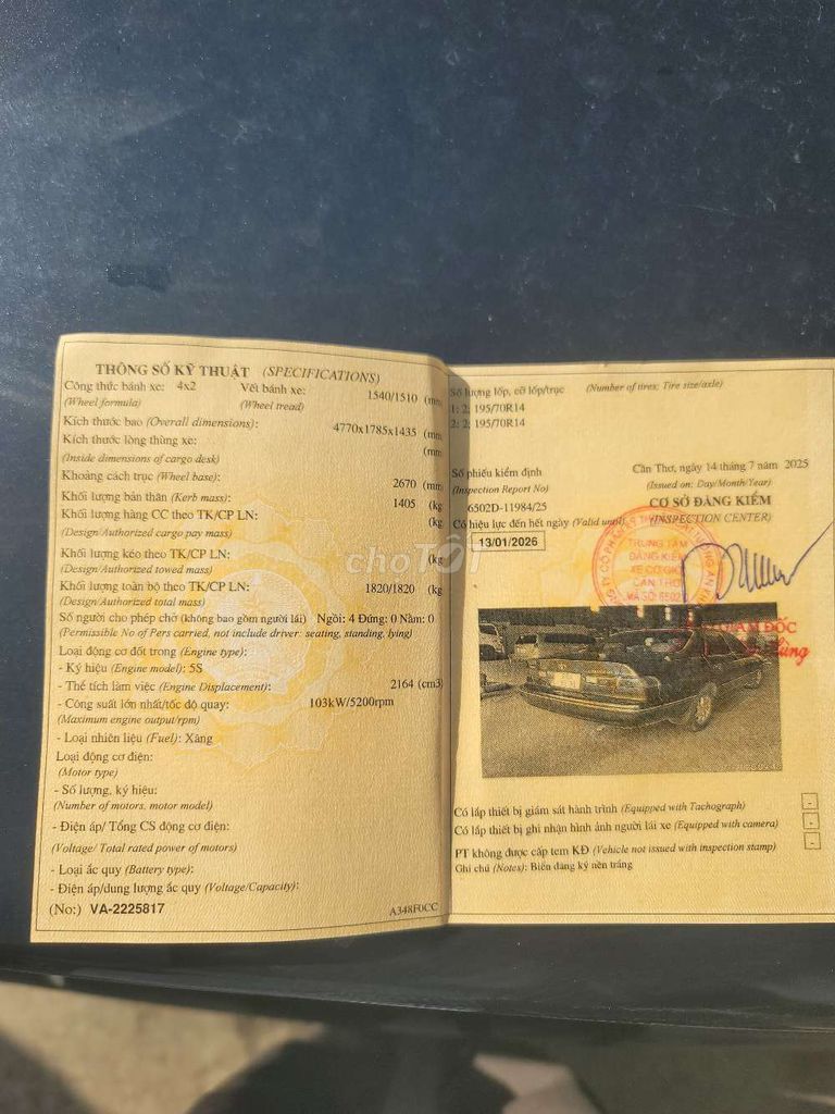 1998 GLi 2.2 - 100000 km xe chính chủ. Mua bán Ô tô tại Thành phố Sa Đéc Đồng Tháp được đăng bởi huynhdao hình 9