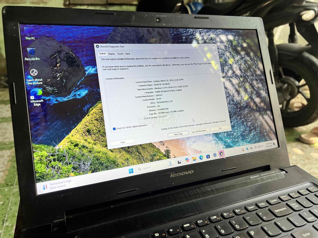 Lenovo Core i7 2637 8GB/128GB Đen. Mua bán Laptop tại Quận Sơn Trà Đà Nẵng được đăng bởi bizzuu online hình 1