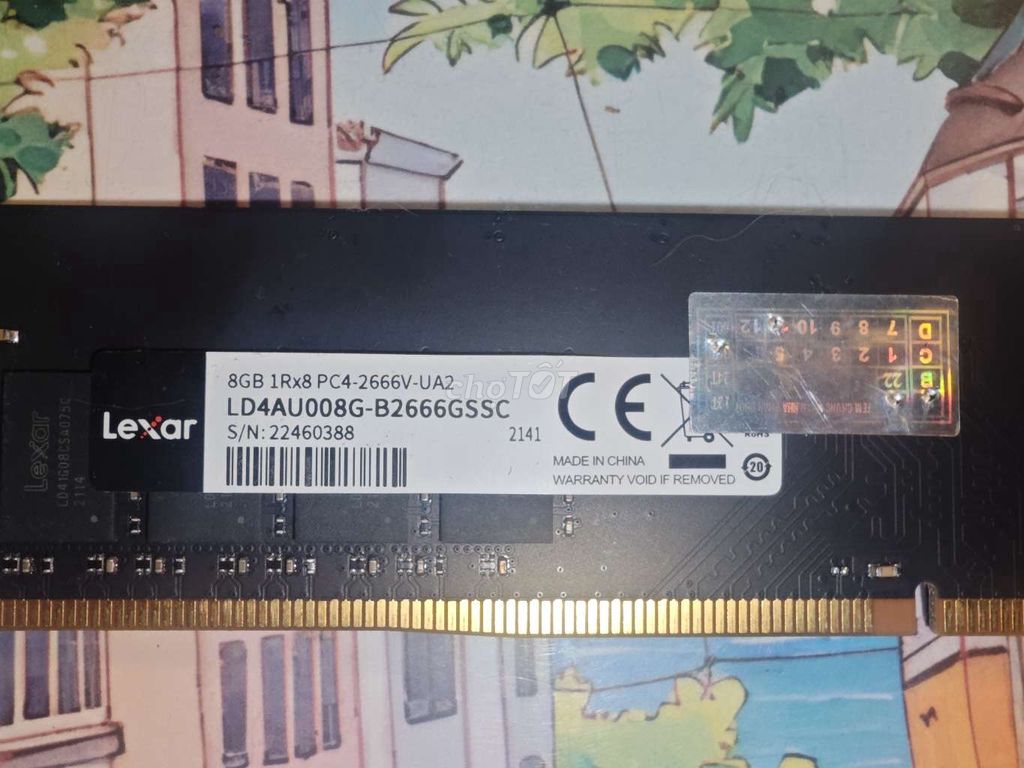 RAM Lexar 8GB DDR4. Mua bán Linh kiện (RAM, Card...) tại Huyện Yên Định Thanh Hóa được đăng bởi Thiên Minh Lê Bá hình 1