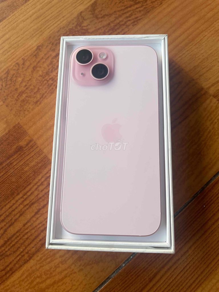Apple iPhone 15 128GB Hồng Đã dùng. Mua bán Điện thoại tại Thành phố Thuận An Bình Dương được đăng bởi nam hình 1