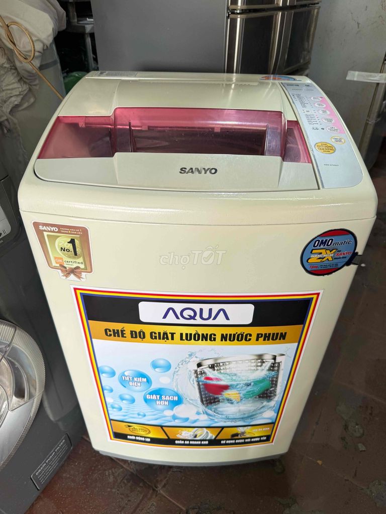 Máy giặt Sanyo 7kg Trắng kem. Mua bán Máy giặt tại Quận 7 Tp Hồ Chí Minh được đăng bởi Điện Lạnh Giá Tốt hình 1