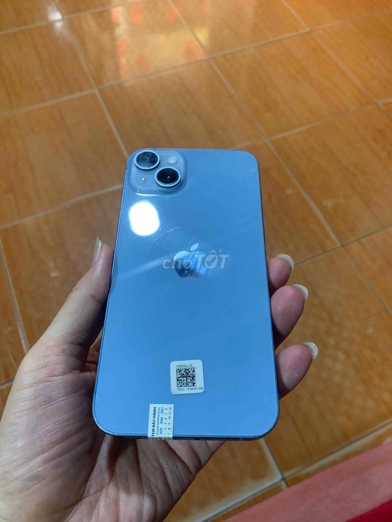 iphone 14 plus , xanh , 128gb Nguyên zin Quốc tế. Mua bán Điện thoại tại Quận Cầu Giấy Hà Nội được đăng bởi Quang ERiC hình 1