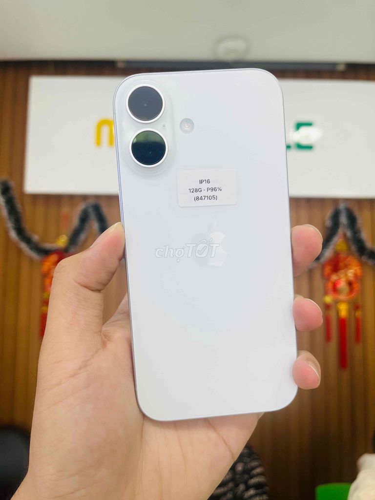 Apple iPhone 16 128GB Trắng. Mua bán Điện thoại tại Quận Ngô Quyền Hải Phòng được đăng bởi lê thanh thuỷ hình 1