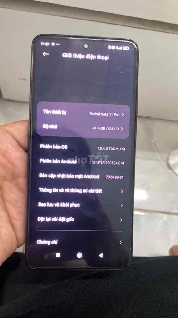 cần bán điện thoại redmi note 11pro. Mua bán Điện thoại tại Thành phố Thủ Đức Tp Hồ Chí Minh được đăng bởi Nguyễn Đình hình 1