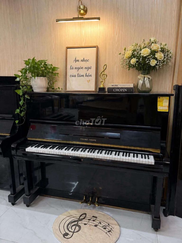 Đàn piano cơ Young Chang Đen. Mua bán Nhạc cụ tại Thành phố Thanh Hóa Thanh Hóa được đăng bởi Thanh Phạm hình 1