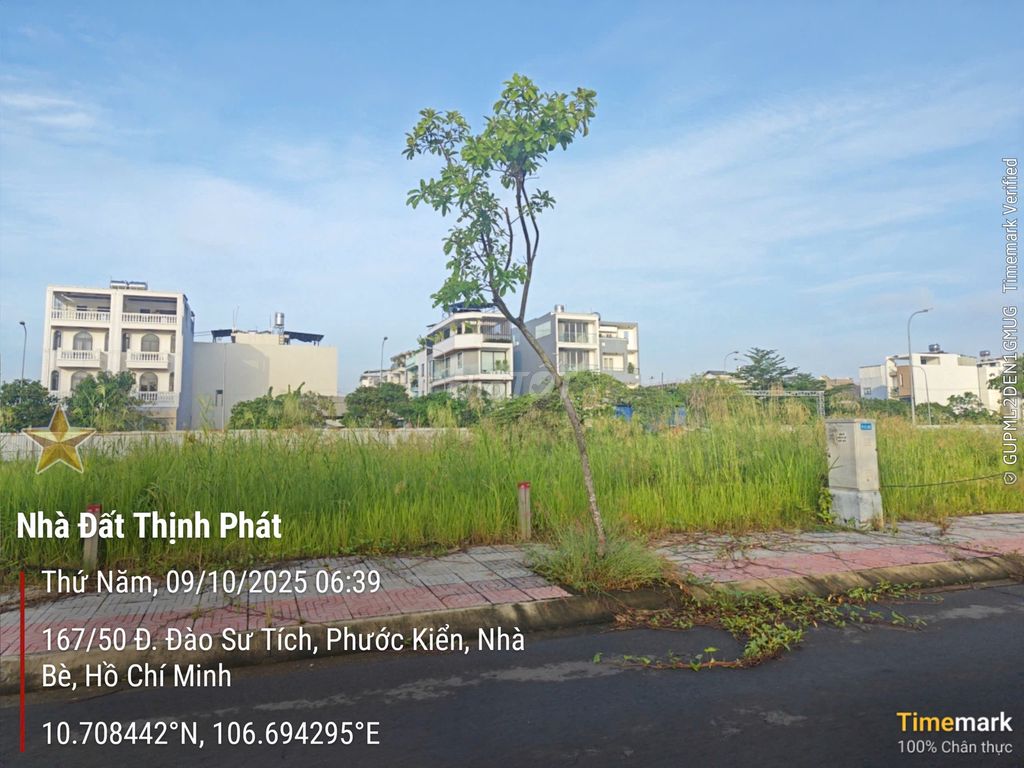 Đất nền sổ đỏ khu dân cư chỉnh trang diện tích 5x19 xây dựng cao tầng