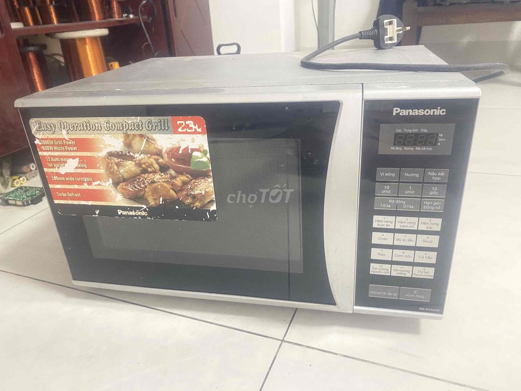 Lò vi sóng Panasonic NN-GT353M 25L Xám. Mua bán Bếp, lò, đồ điện nhà bếp tại Quận Tân Bình Tp Hồ Chí Minh được đăng bởi Trịnh Thị Minh Châu  hình 1