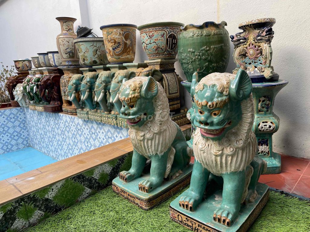 Lân đẹp size đại. Không hiếm nhưng khó có cặpthứ 2. Mua bán Cây cảnh, đồ trang trí tại Thành phố Thủ Dầu Một Bình Dương được đăng bởi anh hai Bình Duong hình 1