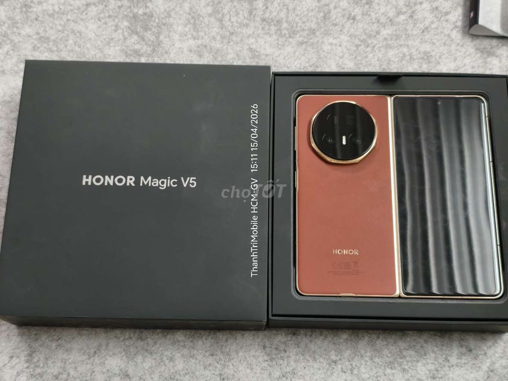 Honor Magic V5 Đỏ 16/512 fullbox kèm bút CHVN. Mua bán Điện thoại tại Quận Gò Vấp Tp Hồ Chí Minh được đăng bởi Thanh Tri hình 1