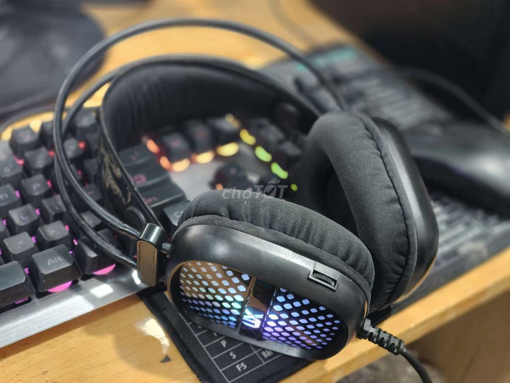Tai nghe gaming led màu nghe hay có dây thanh lý. Mua bán Tivi, Âm thanh tại Quận 12 Tp Hồ Chí Minh được đăng bởi Nguyễn Nhân hình 1