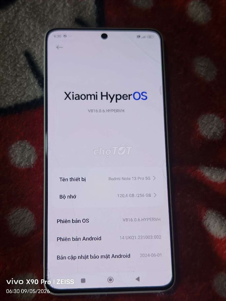 Xiaomi Redmi Note 13 Pro 5G 12/256GB Trắng. Mua bán Điện thoại tại Thị xã Quảng Trị Quảng Trị được đăng bởi Bảo Phan hình 1