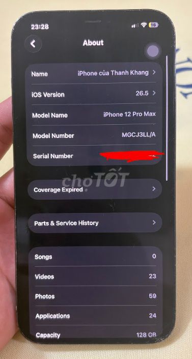 Apple iPhone 12 Pro Max 128GB Xanh Đã sử dụng. Mua bán Điện thoại tại Thành phố Long Xuyên An Giang được đăng bởi Hội Đồ Điện Tử hình 1