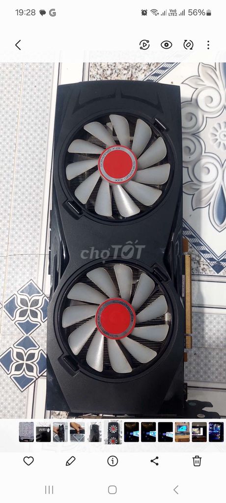 Card đồ họa XFX RX 580 8GB Đen. Mua bán Linh kiện (RAM, Card...) tại Huyện Mang Thít Vĩnh Long được đăng bởi triệu  hình 1