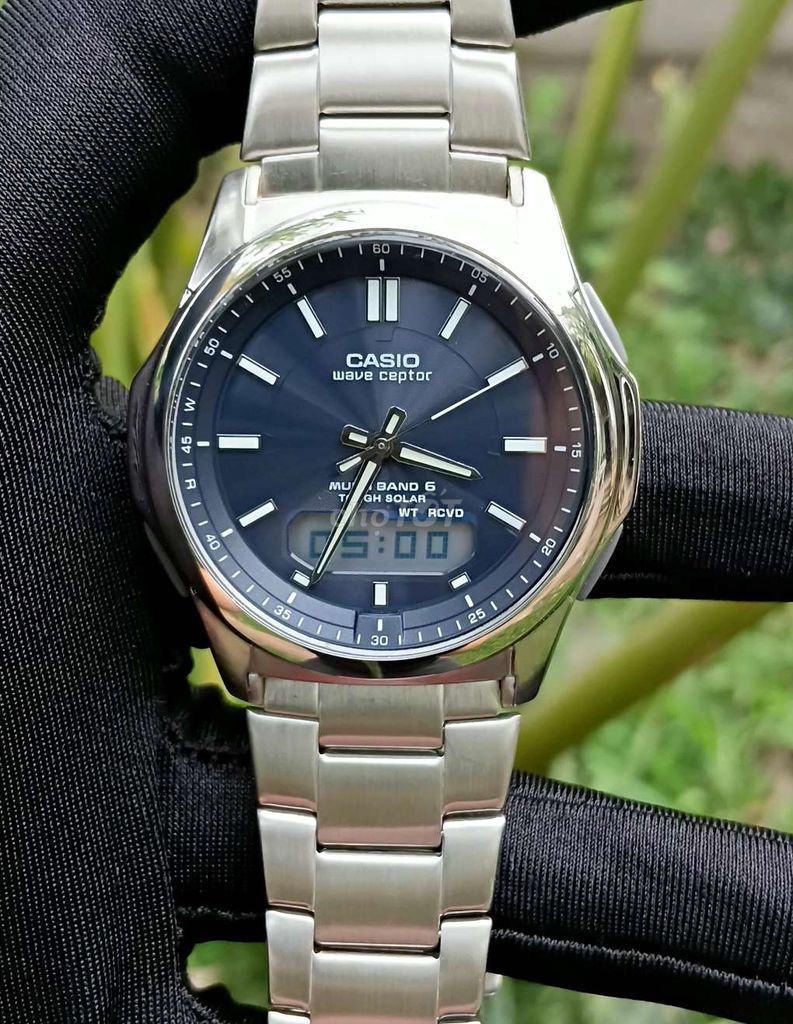 Đồng hồ Casio Wave Ceptor Nam Bạc. Mua bán Đồng hồ tại Huyện Tháp Mười Đồng Tháp được đăng bởi Anh Trần hình 1